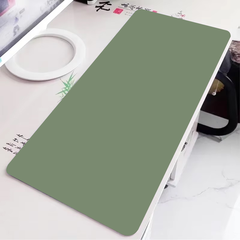 Desk Setup Blue - 단색 녹색 게임용 마우스 패드 대형