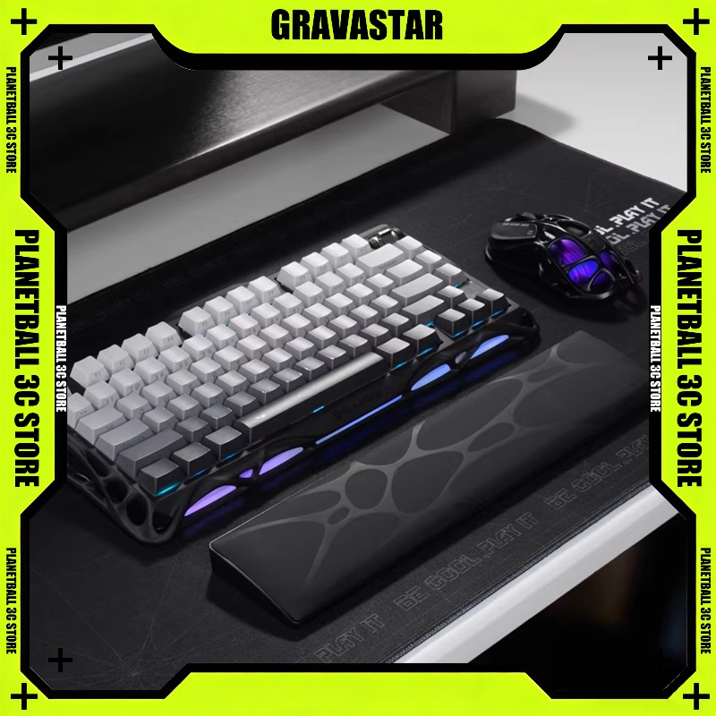Ergonomic Desk Setup Keyboard - 그라바스타 사이파이 인체공학적 키보드 손목 받침대