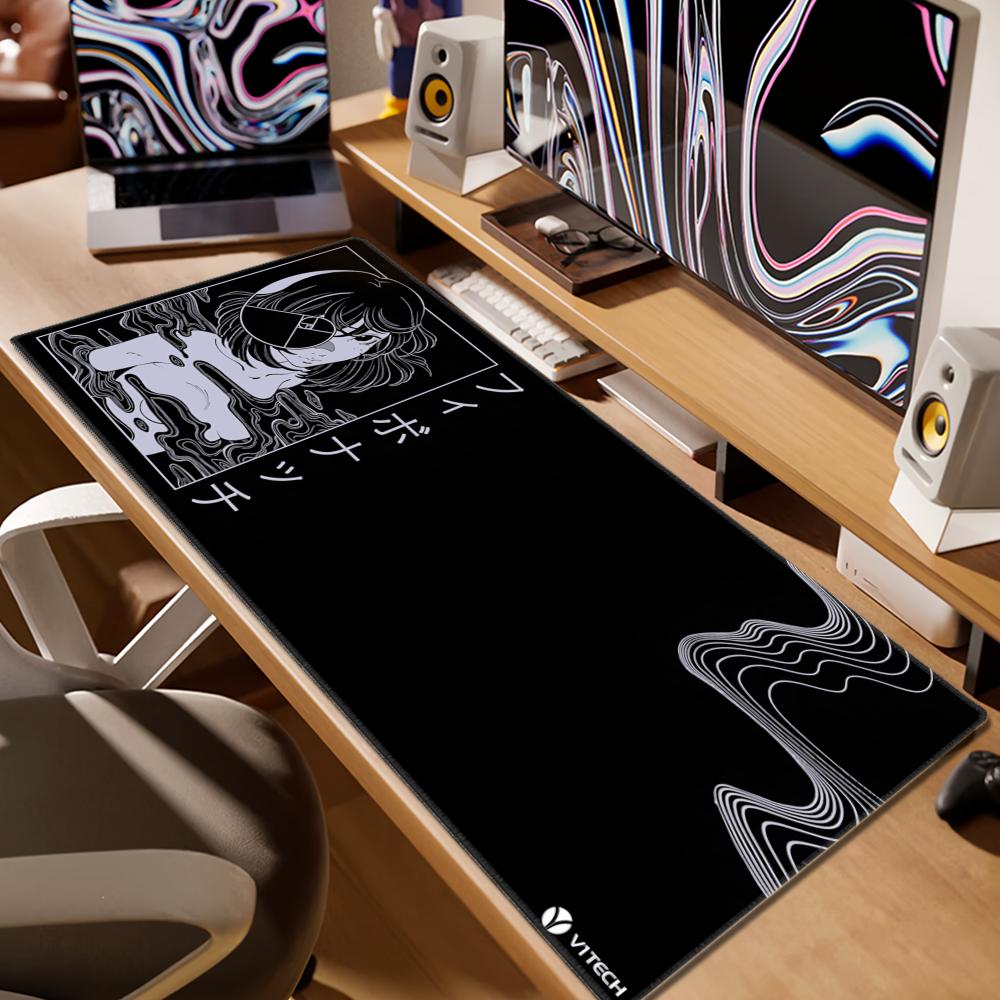 Desk Setup Workspace - 마우스 패드 미끄럼 방지 책상 패드,
