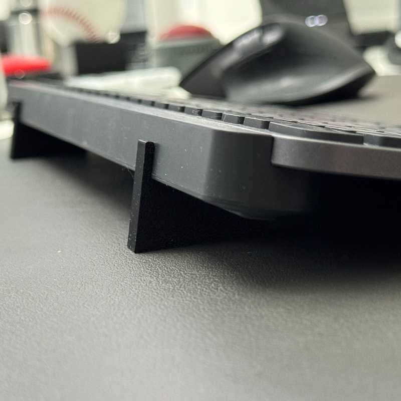 Ergonomic Desk Setup Keyboard - 키보드 받침대, 슬림한 사무실 키보드 책상