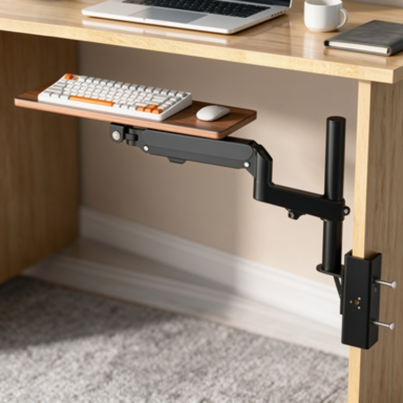Ergonomic Desk Setup Keyboard - 책상 아래 공간 절약 키보드 트레이