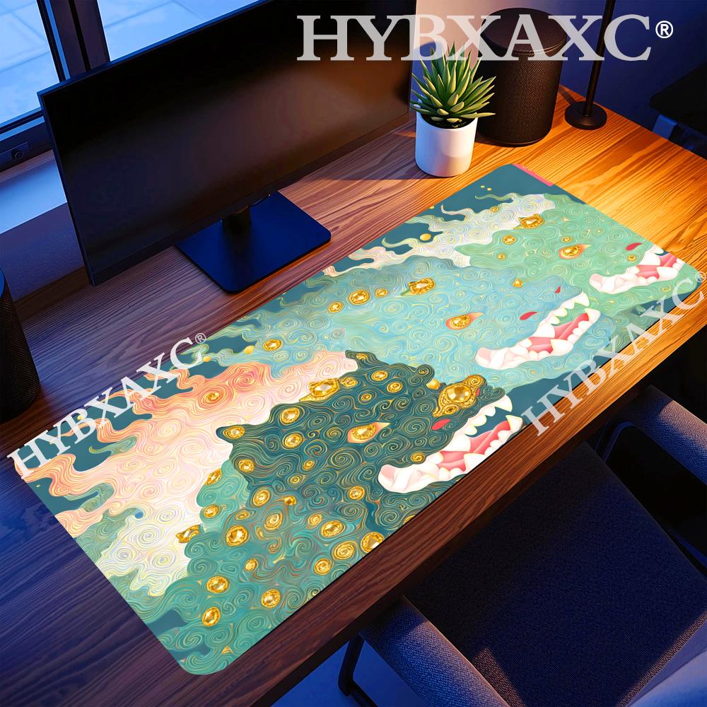 Desk Setup Workspace - HYBXAXC 신화적 드래곤 데스크 매트 게이밍