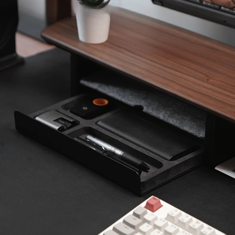 프리미엄 모니터 스탠드 서랍 포함 컴퓨터 데스크 라이저 - Desk Setup Workspace 리뷰 및 가격