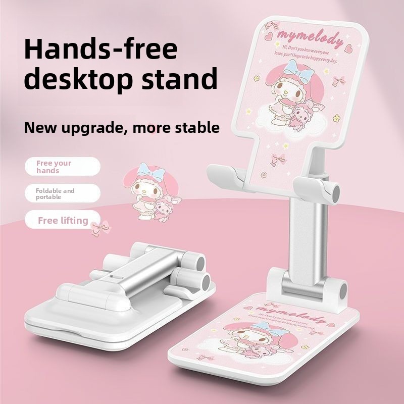 패션 시나모롤 패턴 폰 홀더 귀여운 만화 프린트 접이식 - Desk Setup Cute 리뷰 및 가격