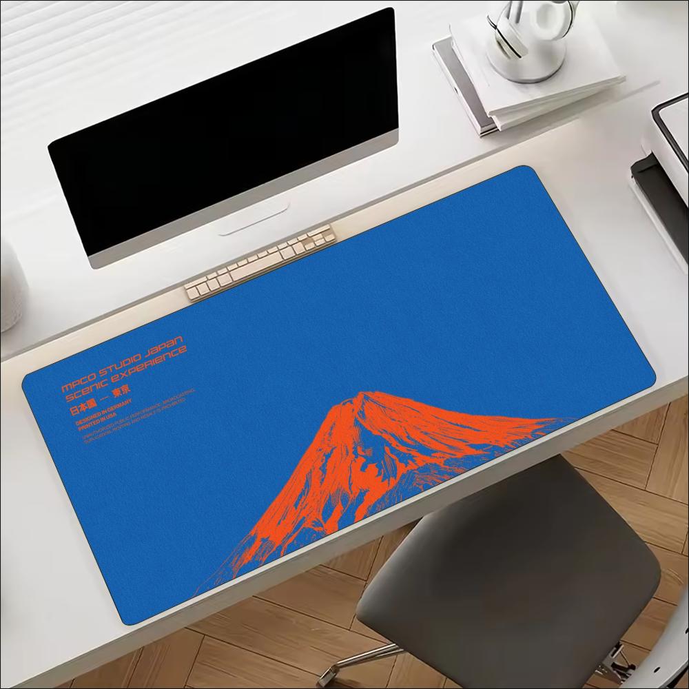 후지산 미니멀리스트 대형 확장형 마우스 패드, 미끄럼  - Desk Setup Workspace 리뷰 및 가격