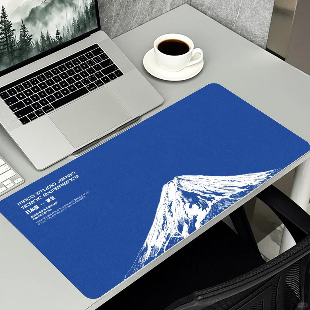 후지산 미니멀리스트 대형 확장형 마우스 패드, 미끄럼  - Desk Setup Workspace 리뷰 및 가격