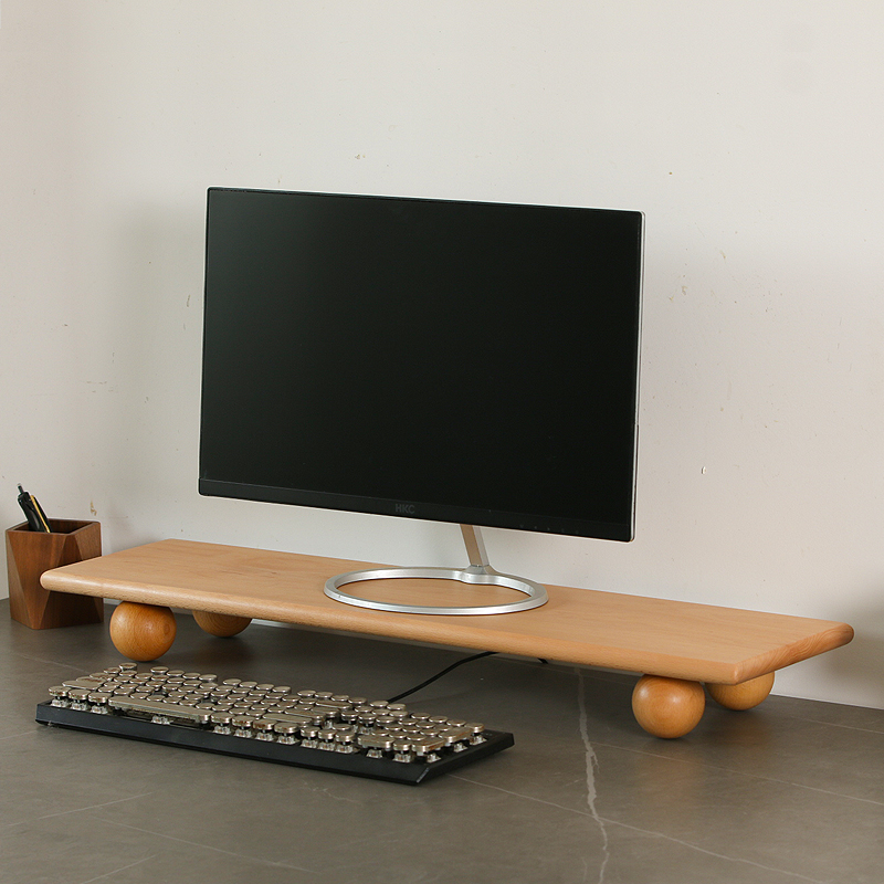 천연 나무 데스크탑 라이저 듀얼 모니터 스탠드(보관 트 - Desk Setup Dual Monitor 리뷰 및 가격