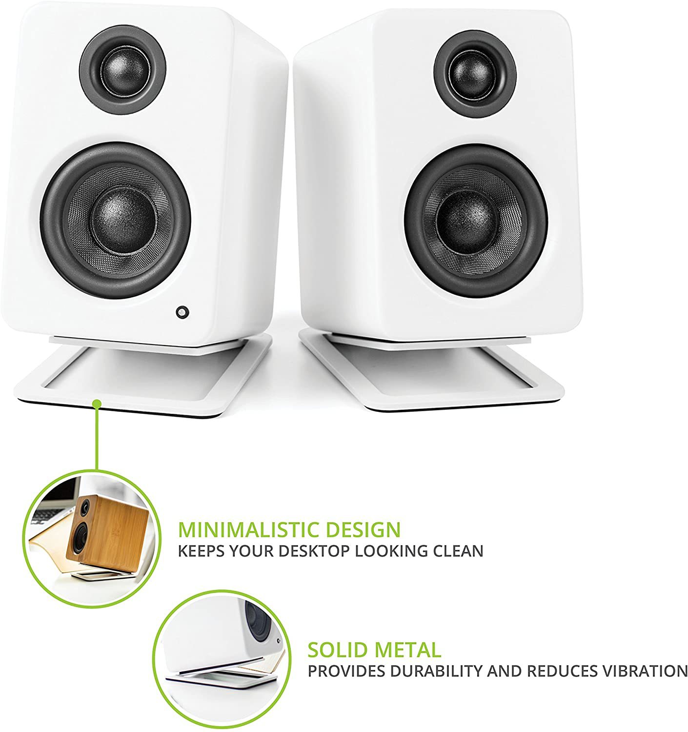 Edifier MR4 흰색 책상 설치 용품용 중형 책장 - Speaker Desk Setup 리뷰 및 가격