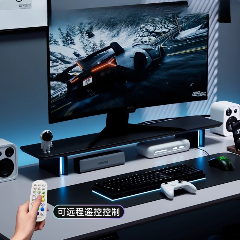 RGB 모니터 스탠드 인체공학적 컴퓨터 화면 높이 조절 - Desk Setup With Laptop And Monitor 리뷰 및 가격