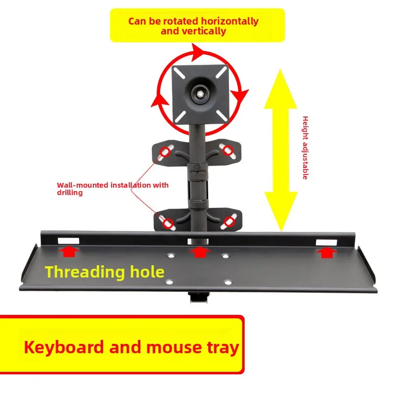 조절 가능한 벽걸이 키보드 트레이 인체공학적 책상 정리 - Ergonomic Desk Setup Keyboard 리뷰 및 가격