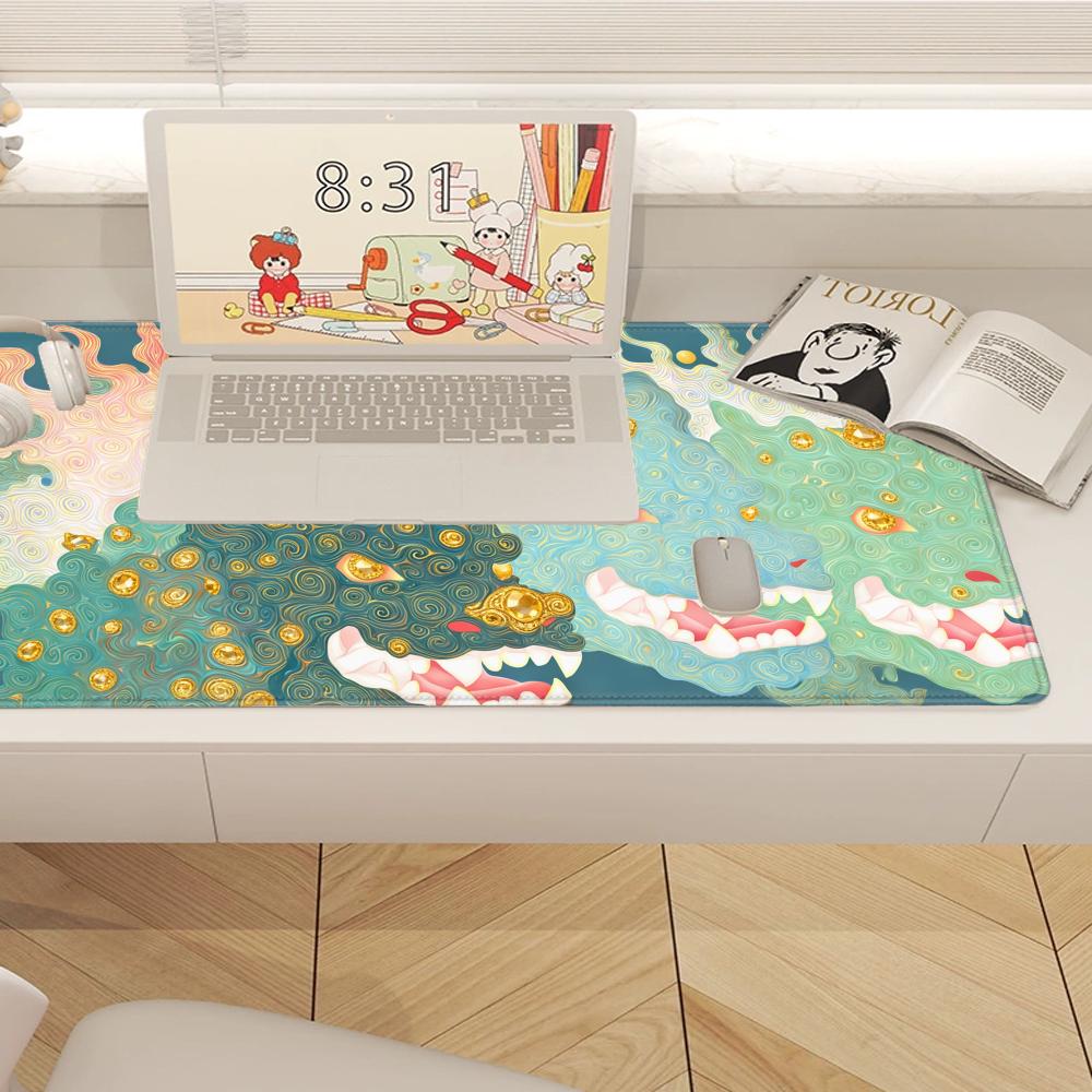 HYBXAXC 신화적 드래곤 데스크 매트 게이밍 - 게 - Desk Setup Workspace 리뷰 및 가격
