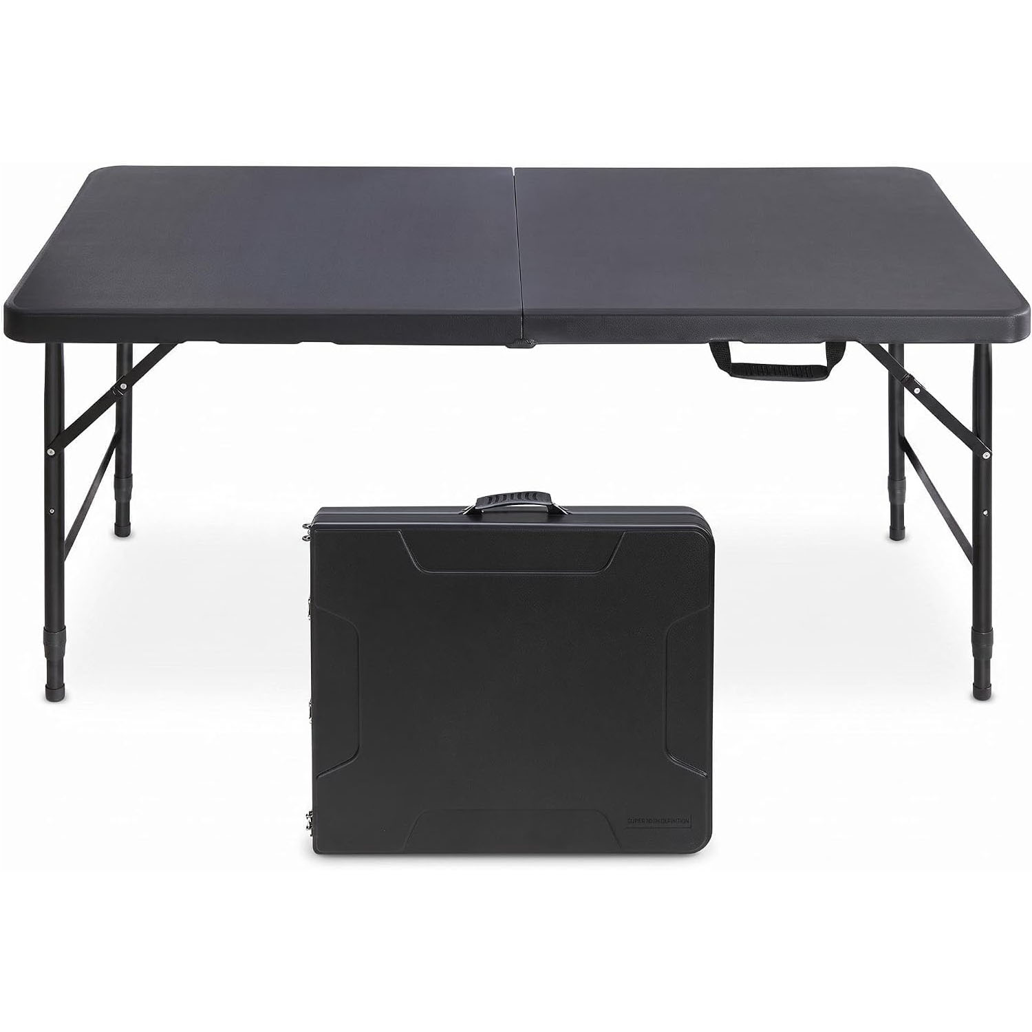 접이식 테이블 4피트 높이 조절 가능 헤비듀티 플라스틱 - Desk Setup Clean 리뷰 및 가격