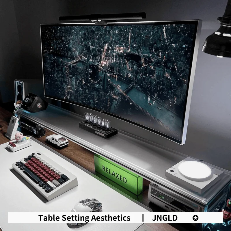 알루미늄 모니터 스탠드 아크릴 데스크탑 라이저 노트북  - Desk Setup With Laptop And Monitor 리뷰 및 가격