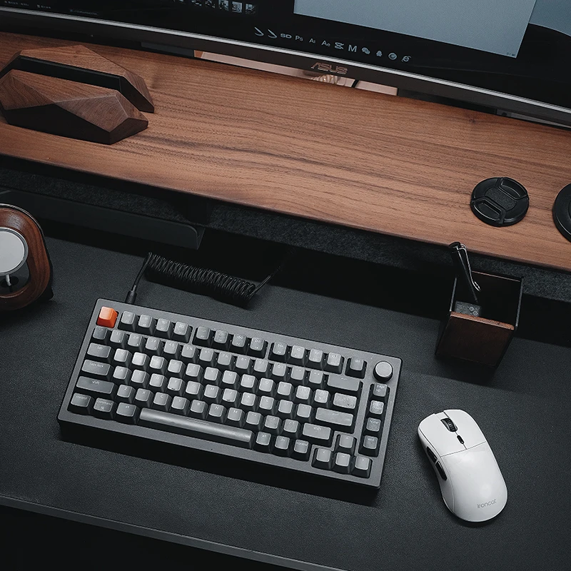 견고한 호두나무 모니터 스탠드 - 보관 선반이 있는 인 - Desk Setup Workspace 리뷰 및 가격