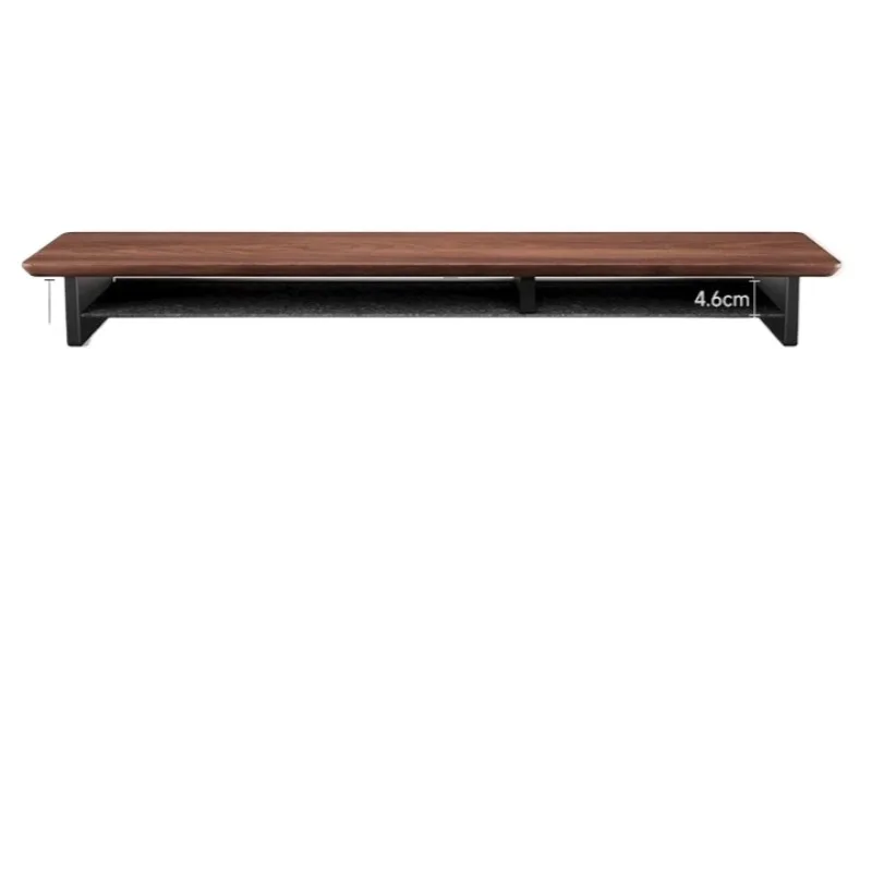 견고한 호두나무 모니터 스탠드 - 보관 선반이 있는 인 - Desk Setup Workspace 리뷰 및 가격