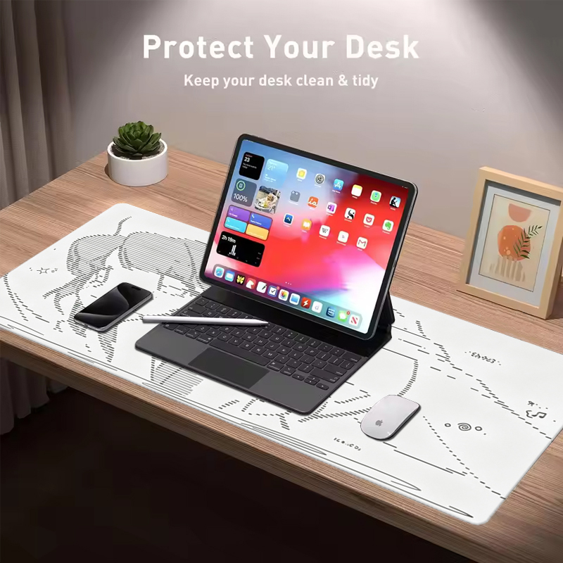 1Pcs 가죽 마우스 패드 애니메이션 엔젤 소녀 Y2k - Desk Setup Cute 리뷰 및 가격